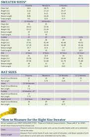 Great Chart To Use Crochet Baby Mittens Baby Hat Sizes Baby Knitting