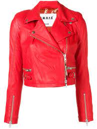 S W O R D 6 6 44 Cropped Biker Jacket Farfetch Cropped Biker Jacket Biker Jacket Jackets