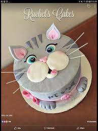 Dog Birthday Cake In 2021 Dog Birthday Cake Recipe Cat Cake Birthday Cake Decorating