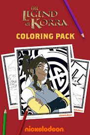 I've finished the animation, but have realized that using complicated colors isn't a good idea, it is really better to concentrate on lines. The Legend Of Korra Coloring Pack Nickelodeon Parents
