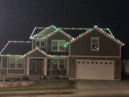 Red Green And White Christmas Lights Lighting Options Bright Holidays Utah