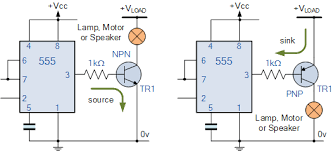 Electronics Tutorial About The 555 Timer And How The 555 Timer Can Be Used As A 555 Monostable Or 555 Bistabl Electronics Projects Diy Timer Electronics Basics