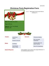 'tis the season for merry making and gift giving! Christmas Party Invitation Template Pdf Templates Jotform
