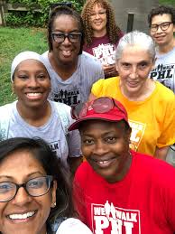 Water walkers will end the water walk at the park.