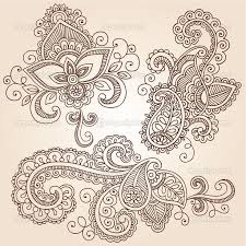 Vector Illustration Henna Pattern Mehndi Tattoo Henna Design Paisley Tattoo Henna Paisley Design Elements Hen Paisley Tattoo Henna Designs Mehndi Tattoo