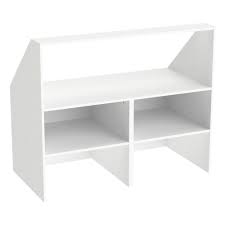 Caisson Sous Pente Spaceo Home Blanc H 100 X L 120 X P 60 Cm Leroy Merlin Caisson Sous Comble Dressing Sous Combles Rangement Combles