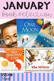 January Literature Flip Books Speech Is Sweet January Read Alouds Winter Speech Therapy Speech Therapy