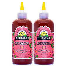 Buy Organic Sriracha Hot Sauce By Yellowbird Organic Chili Pepper Sauce With Red Jalapenos Agave And Garlic Plant Based Gluten Free Non Gmo Homegrown In Austin 19 6 Oz 2 Pack Online