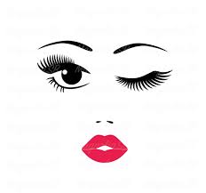 Pretty Woman Face Svg Dxf Pretty Eyes Clipart Face Png Etsy Woman Face Silhouette Eyes Clipart Woman Face