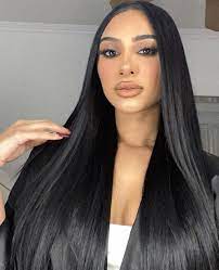 Bellami Silk Seam 240g 22 Jet Black 1 Hair Extensions Long Straight Black Hair Long Hair Styles Men Straight Black Hair