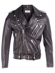 Saint Laurent Classic Biker Jacket Jacken Schwul Nylons