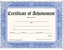 Where to print certificates once you have downloaded your free printable blank certificates you can either print them at home or at your local printer. Free Printable Certificate Of Achievement Blank Templates