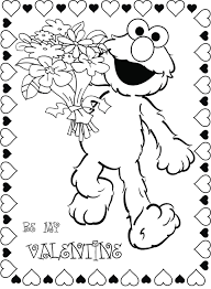 Pin By Valentines Day On Valentines Day Coloring Sesame Street Coloring Pages Valentine Coloring Pages Halloween Coloring Pages