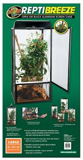 Zoo Med Reptibreeze Small To Xl Zoo Med Large Reptile Cages Chameleon Terrarium