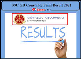 Ssc cgl 2021 notification is out. Ssc Gd Constable Final Result 2021released Direct Link To Download