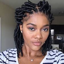 Black And Blonde Faux Locs Bob 31 Faux Loc Styles For African American Women Stayglam Faux Locs Hairstyles Hair Styles African Braids Hairstyles
