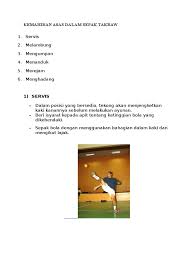 Modul latihan spts untuk jurulatih. Kemahiran Asas Dalam Sepak Takraw