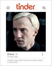 Maybe you would like to learn more about one of these? Swipe Right Or Left On Harry Potter Tinder Profiles And We Ll Reveal Your Deepest Truth Harry Potter Tinder Profile Harry