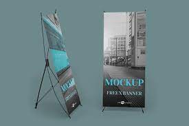 Download Free X Banner Mockup In Psd Free Psd Templates