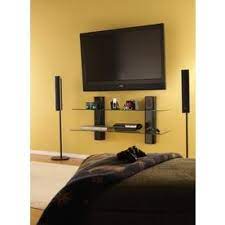 shop whalen deluxe 2 shelf wall mount component storage for audio video equipment or gaming consoles at lo mounted shelves command
