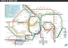 Tokyo Jr Map Map Tokyo Map Tokyo