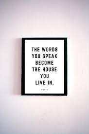 The Words You Speak Hafiz Printable Digital Download Etsy Printable Motivational Quotes Inspirational Quotes Words