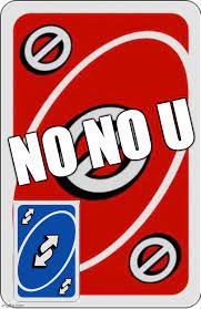 This card may only be played on a matching color or on another skip card. Uno Skip Card Memes Gifs Imgflip