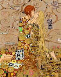 Two In The Style Of Gustav Klimt Klimt Gustav Klimt Art Parody