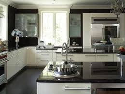 Black And White Kitchen Cabinets Ideas Black And White Kitchens Ideas Miraculous Kitchens Black White Silver Kitchen White Cabinets Black Countertops Black Countertops Black Kitchen Countertops