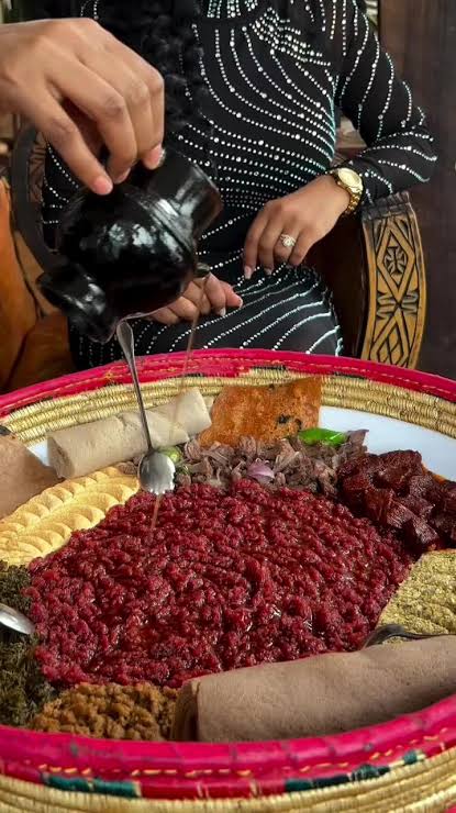 Kitfo will forever be the ultimate comfort food. Spicy and aromatic with a  hint of tartness and a fiery kick makes for the best plate of Kitfo. How  often do you eat Kitfo? .. (📸: @aberuskitfo via ...