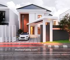 Karena desain carport yang minimalis dengan bergaya modern sudah banyak digemari pada masyarakat urban sekarang. Simple Two Storey House Design Homeshabby Com Design Home Plans Home Decorating And Interior Design