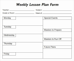 Weekly Lesson Plan Template Elementary Luxury Weekly Lesson Plan 8 Free Download Fo Weekly Lesson Plan Template Lesson Plan Template Free Lesson Plan Templates