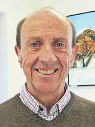 Wolken über Windpark