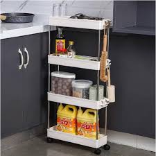 In this video from bunnings warehouse on how to install kitchen wall. 4 Layer Moving Rack Kitchen Storage Shelf Wall Cabinets Home Bedroom Bathroom Organizer Trolley Shopee Philippines