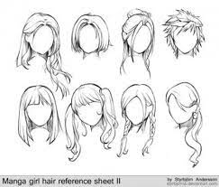61 New Ideas Drawing Hair Bangs Anime Girls Manga Hair Female Anime Hairstyles How To Draw Hair