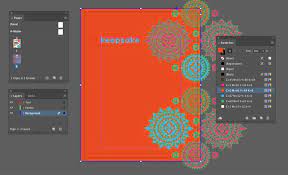 Click the object once to select it. How To Create A Kalamkari Stationery Set In Adobe Indesign
