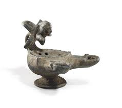 Most ancient oil lamps still have traces of soot from their last usage. Pin On Regisegek