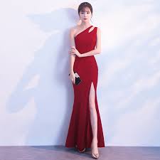 We've put together a collection of dinner party ideas, recipes, menu ideas, and preparation tips. New Simple Elegant Mermaid Evening Gown Slim One Shoulder Split Formal Banquet Dinner Party Dress Cheap Graduation Prom Gown Evening Dresses Aliexpress