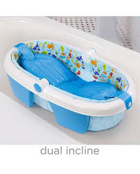 Choosing baby gear can super fun but it 3 positions recline for growing babies, folds flat use for storage, use while bathing babies, easy to. Summer Infant Fold Away Baby Bath Blue Online In Bahrain Buy At Best Price From Firstcry Bh 5c757aecb5824