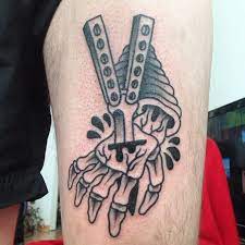 Left click and drag to create a route for the knife. Some Butterfly Knife Tattoos To Cut Through Your Mind Tattoodo