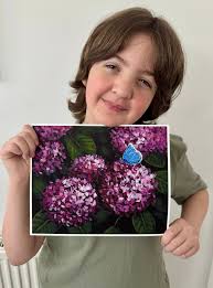 Hi everyone , I often post showing my own paintings . However , today I  would like to show off my sons… This is my son Dylan … he makes me super