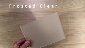 Check spelling or type a new query. Frosted Clear Acrylic Plexiglass Sheet Youtube