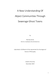 The next saturday, gran called me into her little office behind the shop. Pdf A New Understanding Of Abject Communities Through Sewerage Ghost Towns