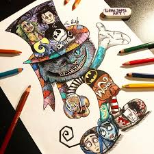 Pin By Willow Collins On Drawing Board Tim Burton Art Movie Character Drawings Disney Drawings