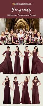 Fascinating Long Bridesmaid Dresses In Burgundy Color For You With Images Bridesmaid Burgundy Bridesmaid Dresses Burgundy Bridesmaid