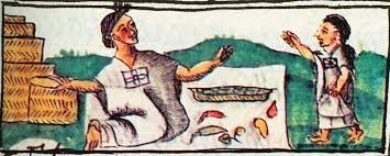 Picture 12 Chilli Seller Florentine Codex Book X A Hand Written Encyclopaedia Of Aztec Culture Written In 1577 By Father Be Aztec Aztec Culture Aztec Empire