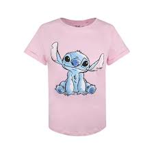 Lilo & Stitch Rouge - Vêtements T-shirts manches longues Femme 19,90 €