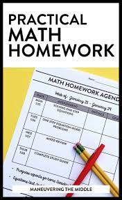 Middle school small groups are a favorite topic of ours over here at maneuvering the middle. Practical Math Homework Maneuvering The Middle