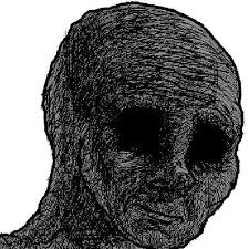 Decorate your laptops, water bottles, notebooks and windows. Doomer Wojak Png