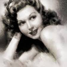 Jane Russell Actress and Pinup Poster by Esoterica Art Agency